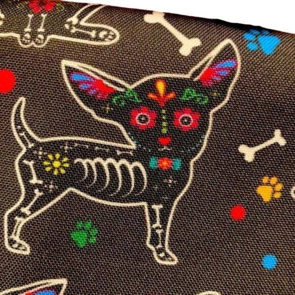 Petite Benik Crossbody Bag with Los Dios De Los Muertos Kitties & Puppies - Picture 4 of 5